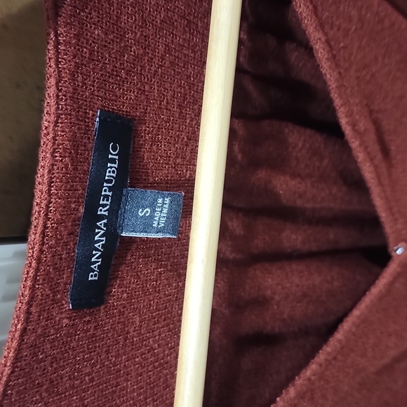 Banana Republic Women's Rich Brown/copper Wrap Blouse - Picture 2 of 5